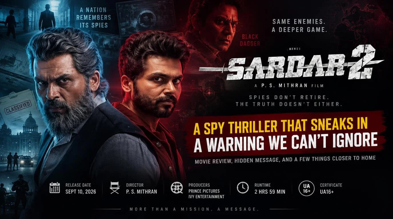 Sardar 2: A Spy Thriller That Sneaks in a Warning We Can't Ignore
