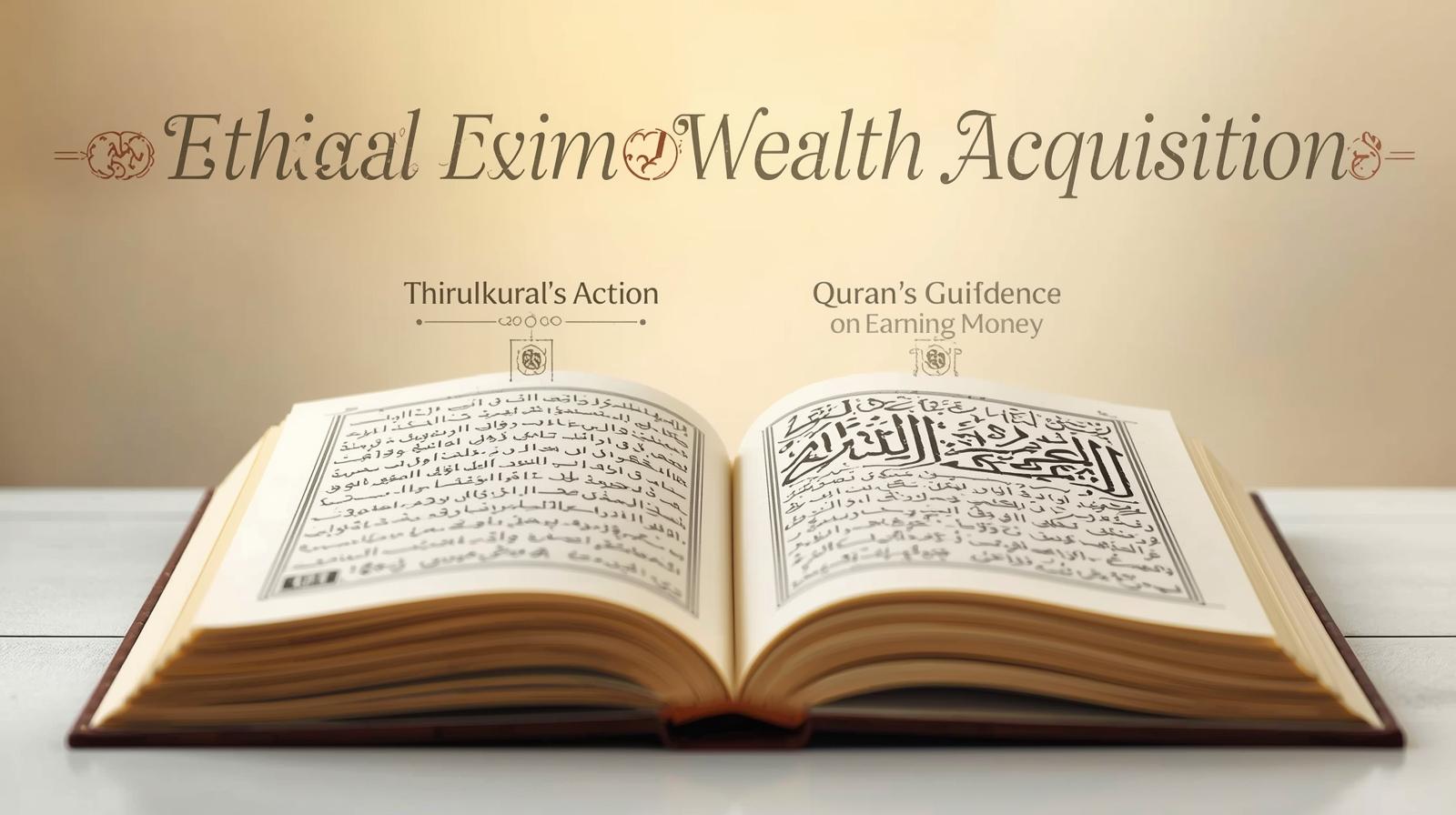 The Ethical Path to Wealth: Thirukkural’s Action and Quran’s Guidance on Earning Money