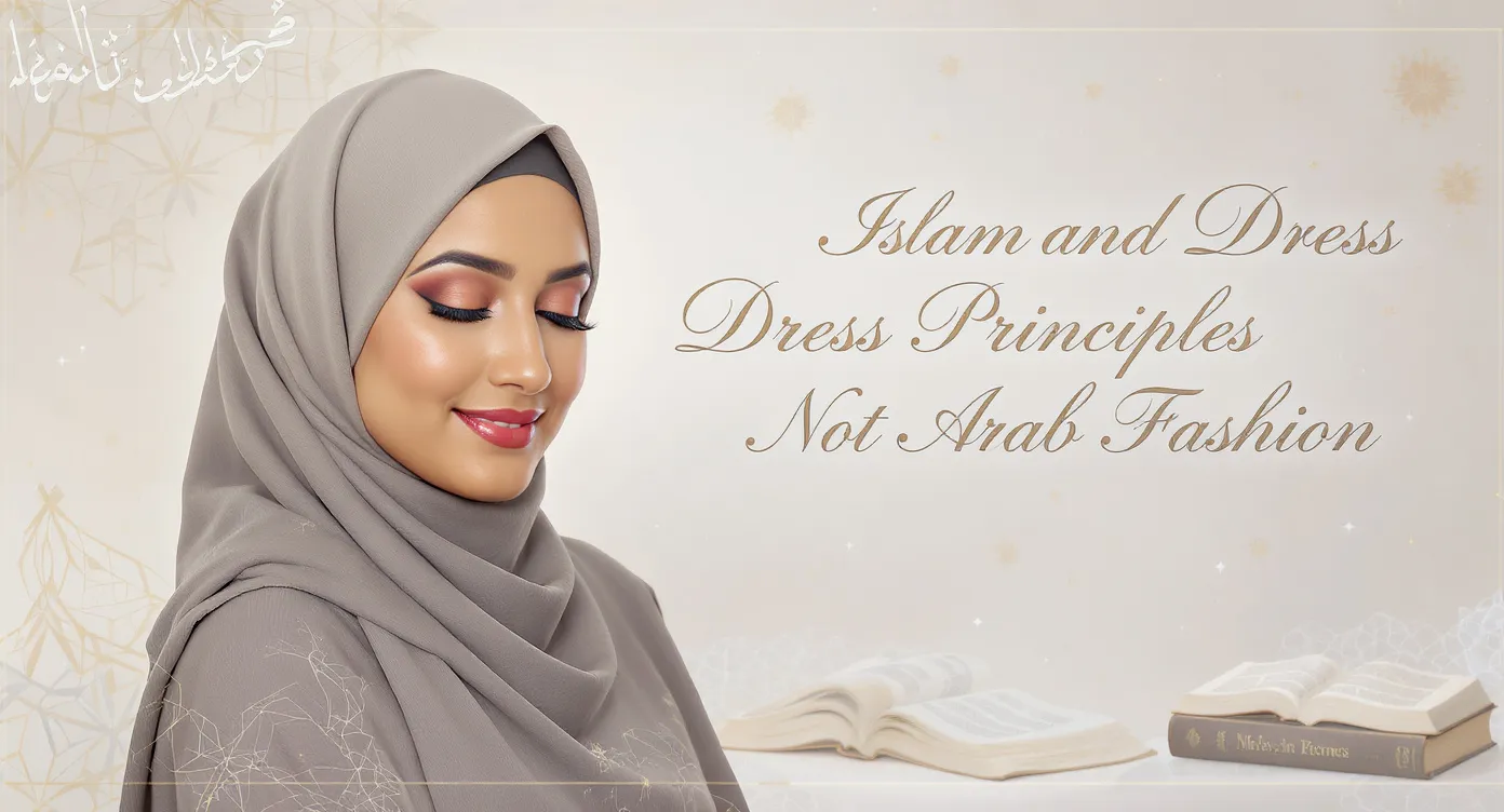 Diverse Islamic modest dress styles representing universal principles over specific cultural fashion