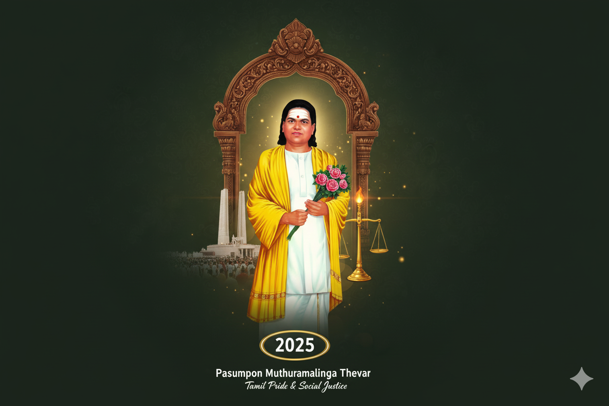 Remembering Pasumpon Muthuramalinga Thevar: A Champion of Social Justice and Tamil Pride