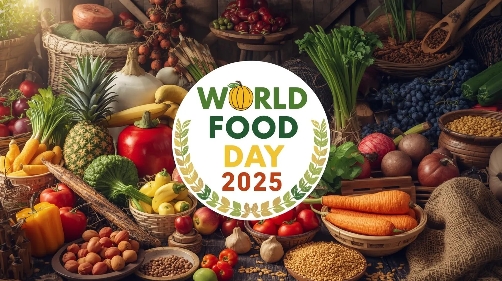 World Food Day 2025: From Global Security to Ethical Consumption – Wisdom from the Qur’an and Thirukkural Healthy food grains and symbols of ethical consumption and food security for World Food Day