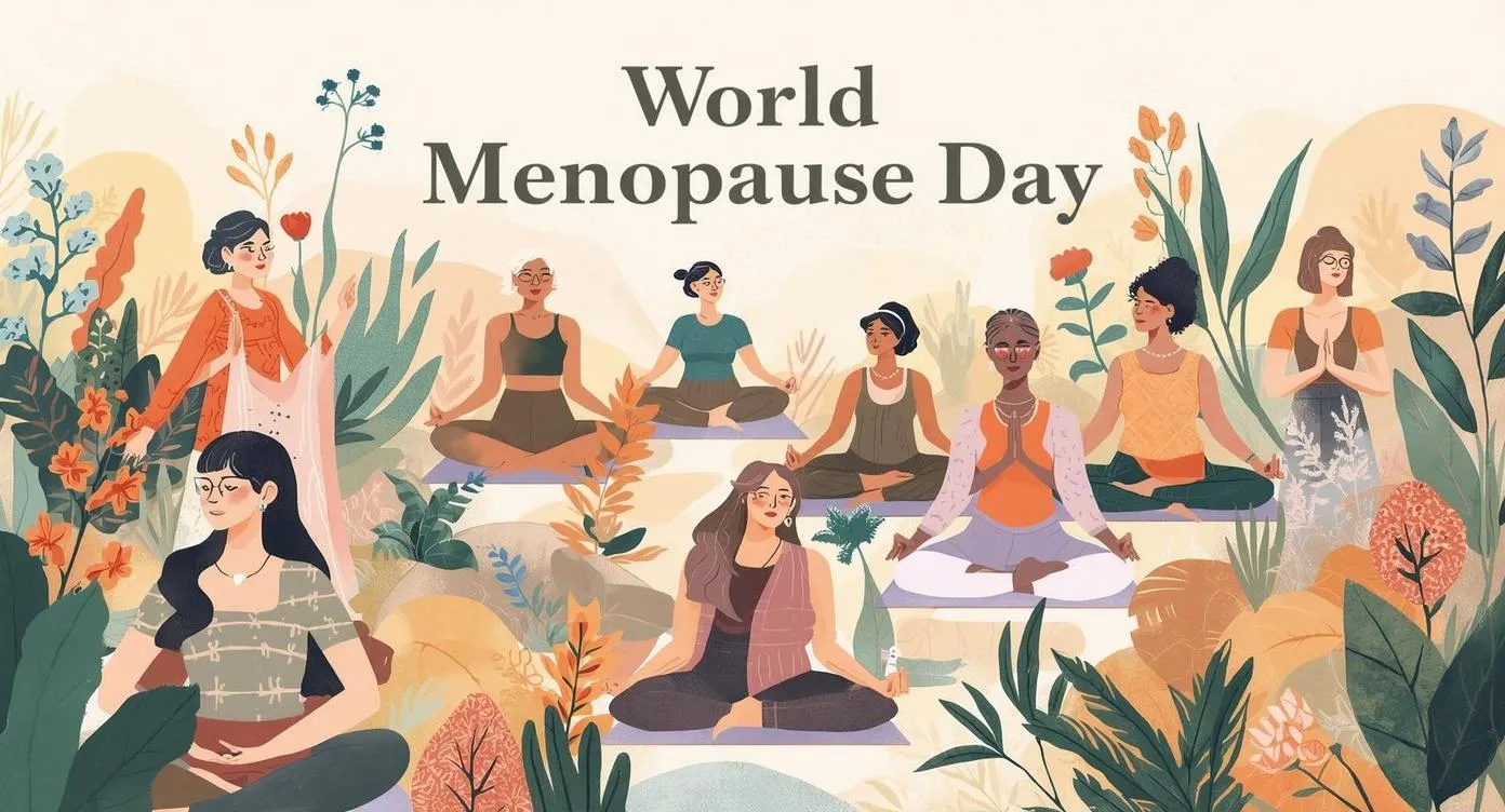 World Menopause Day 2025: A Holistic Approach to Health and Resilience Symbols of holistic health and resilience for World Menopause Day 2025