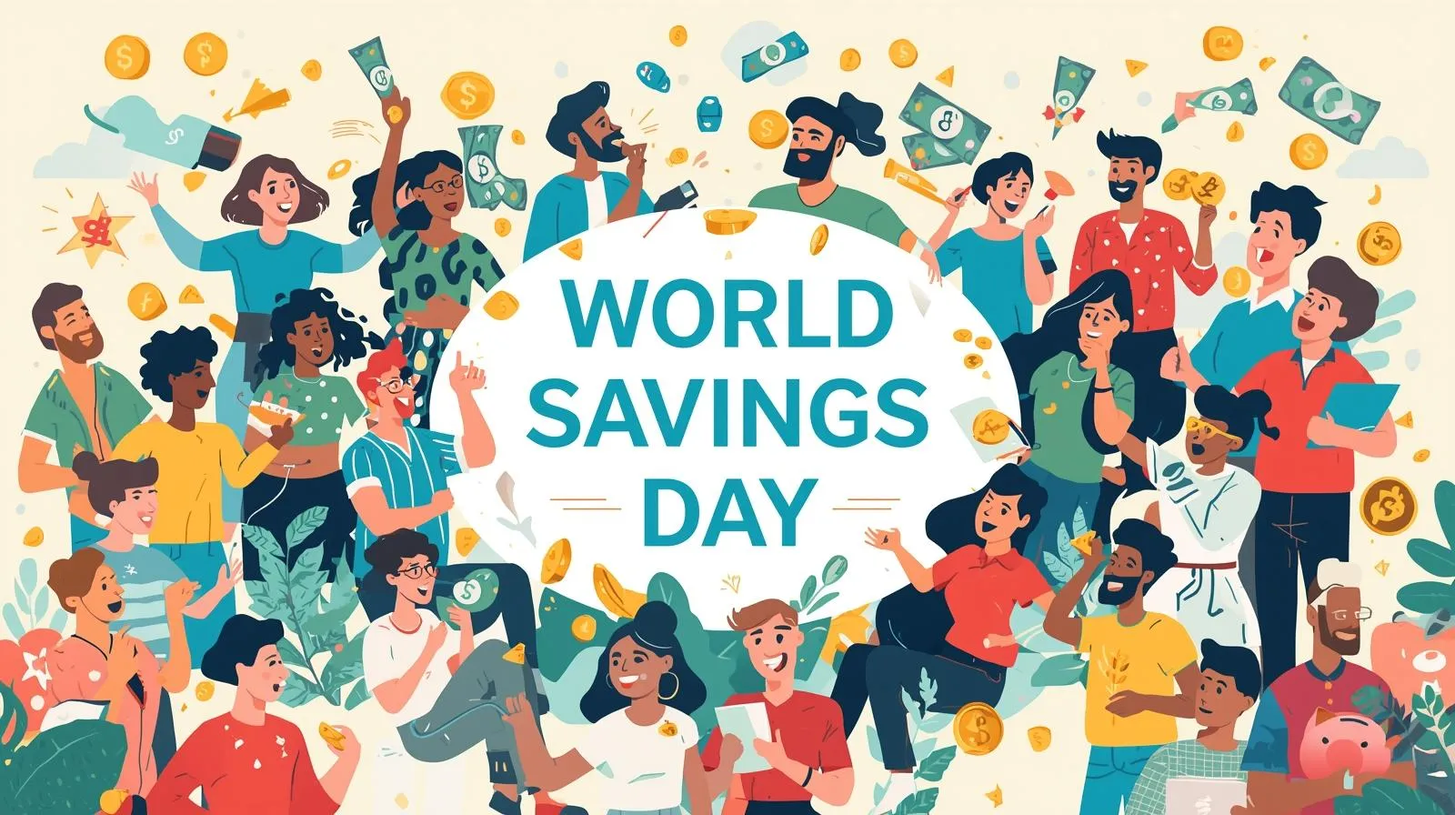 Why Saving Matters: Celebrating World Savings Day by Securing Wealth and Worth Savings jar alongside symbols of good deeds for World Savings Day 2025